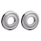Baldwin Dummy Pair Rosettes Bright Chrome 5010.260.FD - alternate 3